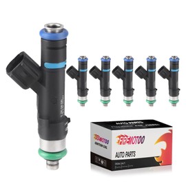 Fuel Injectors Pack of 6 Compatible with Dodge RAM 1500 04-12 Durango 04-09 Dakota 04-10 Nitro 07-11 Raider 07-09 for Jeep Grand Cherokee 05-10 Commander 06-10 Liberty 04-12 3.7L V6 4 Holes