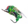 OriGlam 2pcs Trout Lure Fly Fishing Realistic Fly Flyfishing Lures,