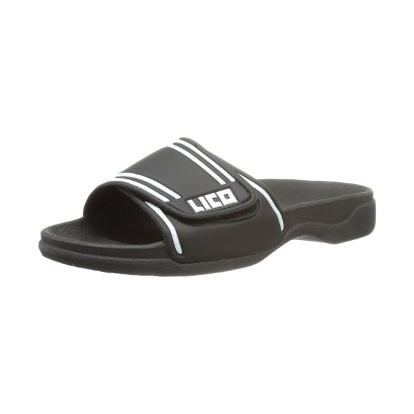 Lico Women's Sun V Beach & Pool Shoes, Blue Schwarz/Weiss, 5 UK
