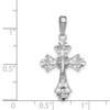Lex & Lu 14k White Gold Filigree Cross Charm