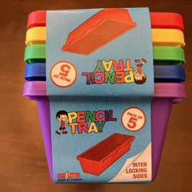 Undisclosed Storex Interlocking Storage Pencil Tray Pack Of 5 New