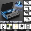Gun Safe,3 Ways Biometric Pistol Safe with LCD Display of