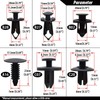 190 Pcs Car Trim Clips, Fastener Rivet Clips 6 Sizes,