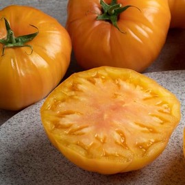 Tomato Seeds - Striped German - Packet - Vegetable Seeds, Open Pollinated Seed Attracts Pollinators, Easy to Grow & Maintain, Fast Growing, Culinary