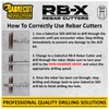 SabreCut Professional 18mm x 300mm Rebar Cutter Fixed SDS Carbide