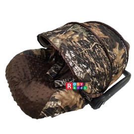 Rosy Kids Infant Carseat Canopy Cover 3 Pc Whole Caboodle Baby Car Seat Cover Kit Cotton C050200