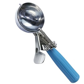 Stainless Steel Ice Cream Scoop Set Dishers Scoops Cookie Scoop Set Food Scoop, Right Handed Scoop, Blue Handle (2.48 Inch)