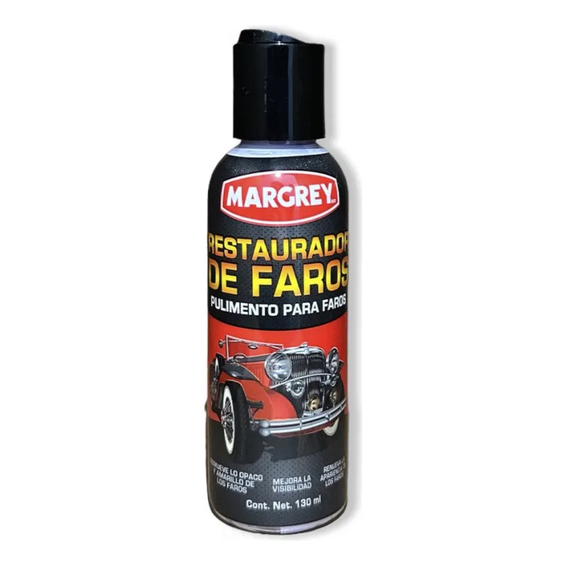 Restaurador Para Faros Pieza 130 Ml Margrey Excelente Acabad