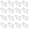 DUOHERESHUI Pack of 16 Plastic Drawer Separators, Fridge Drawer Dividers,