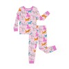 PATPAT Baby Pajama Sets with Bamboo Viscose, Snug fit Cooling