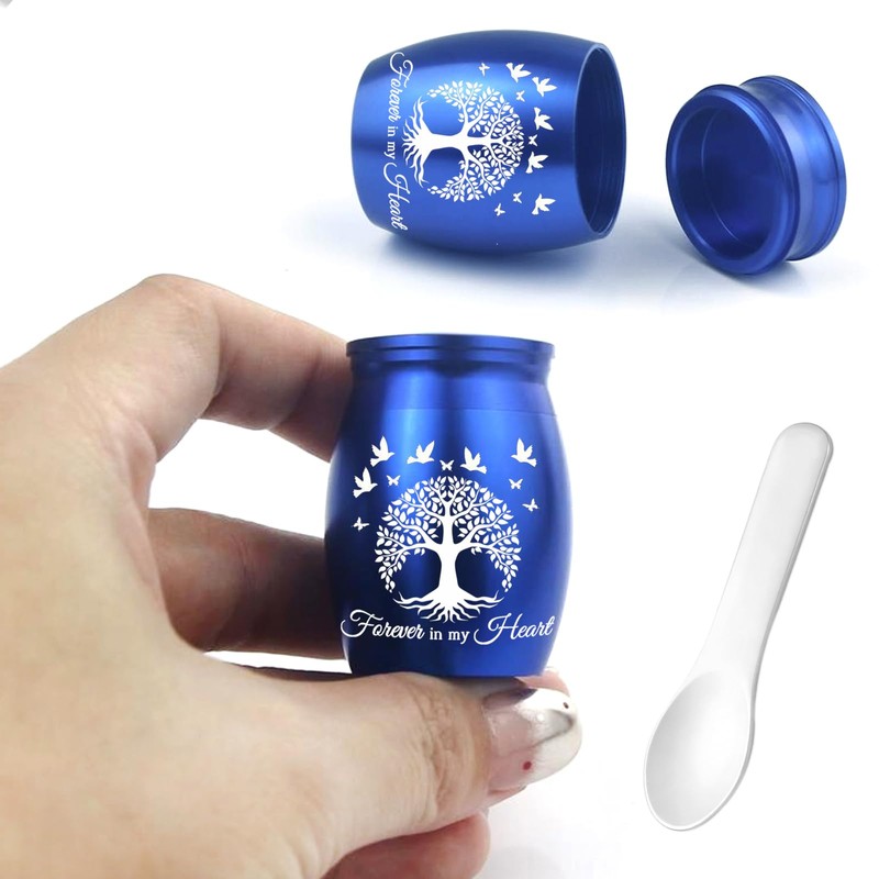 Small Keepsake Urn for Human Ashes Tree of Life Cremation