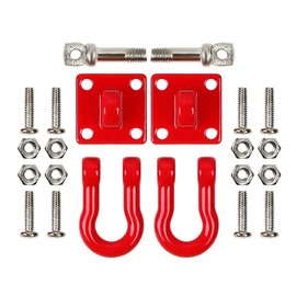 Metal Climbing RC Car Decoration Fire Extinguisher Metal Chain and Winch Shackles RC Decorations Accessories for 1/10 Crawler Car Axial SCX10 D90 D110 TRX4 TRX6 Redcat Hop-Up Parts