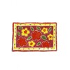 Tikimaster Ceramic Wildflower Platter/Tray 16 inch X 10 inch - Hawaiian Decor | #ih1847539