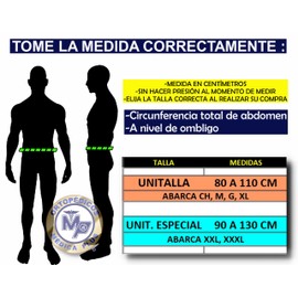 MEDICA PLUS FAJA PARA HERNIA UMBILICAL 20 CM ELASTICA CON ALMOHADILLA SOPORTE ABDOMINAL (UNITALLA: 80 A 110 CM)