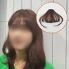 See-through bangs partial wig light brown (WFHZ0X2) / 시스루뱅 앞머리 부분가발 밝은갈색 (WFHZ0X2)