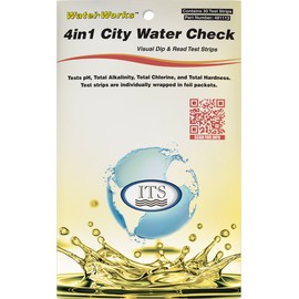 Industrial Test Systems 481113 WaterWorks 4in1 City Water Test Strips 30 Pack