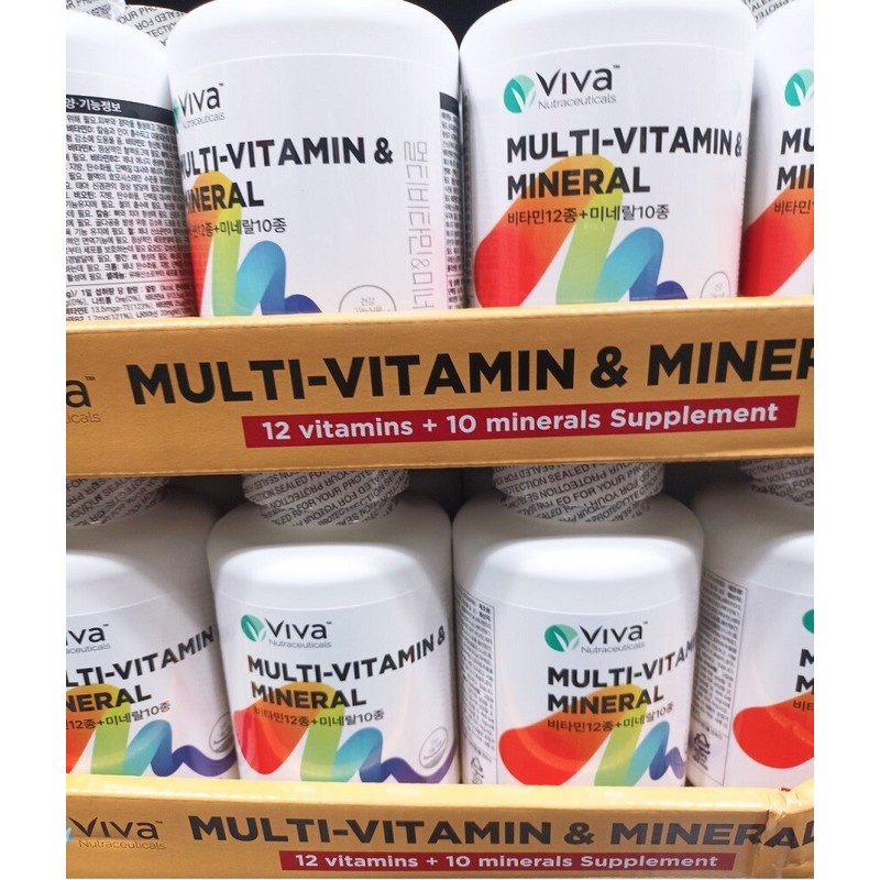 VIVA multivitamin mineral 700mg 500 tablets comprehensive nutritional supplement e