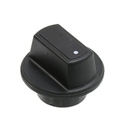 Corvette Central 1984-1989 Corvette Black Metal Mechanical Rotary Fan Switch Knob