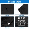 BINGPET Dog Hoodies,Bad to The Bone Printed Soft & Warm