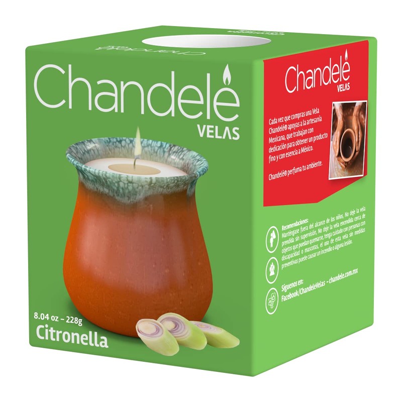 Vela Chandelé aroma Citronella