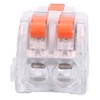 30PCS Quick Splicing Wire Connector Transparent PC Copper Stripping Terminal