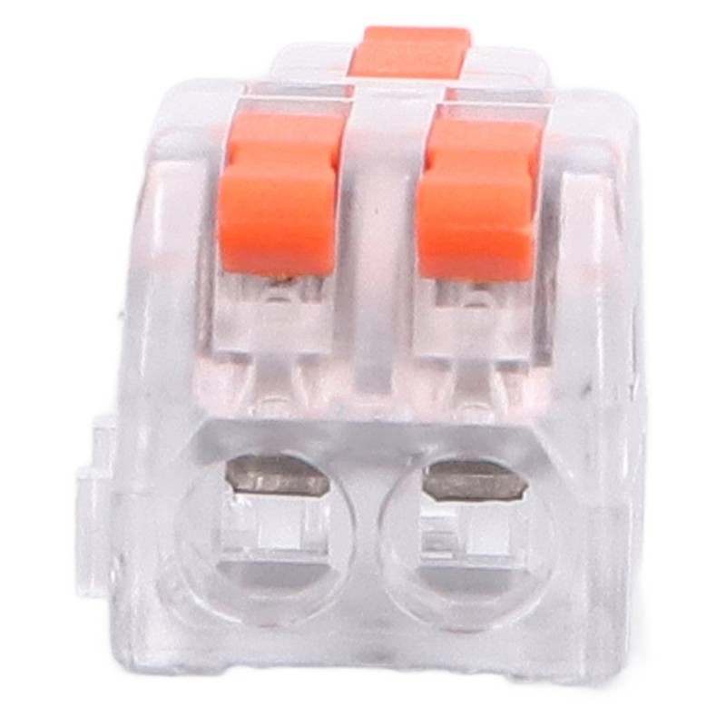 30PCS Quick Splicing Wire Connector Transparent PC Copper Stripping Terminal