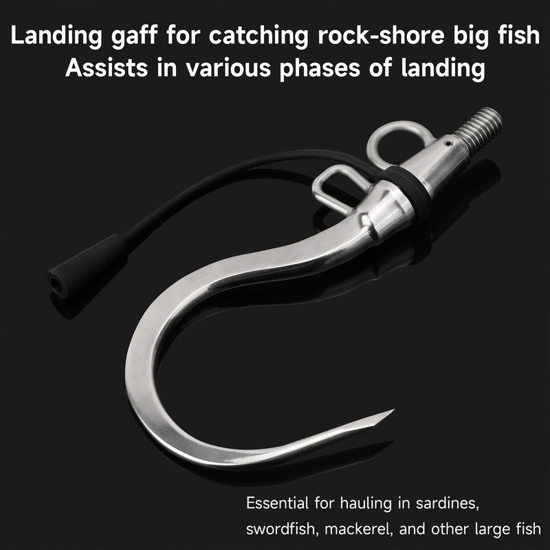 SAN LIKE Flying Gaff Hook with 6M Rope, Fishing Sea