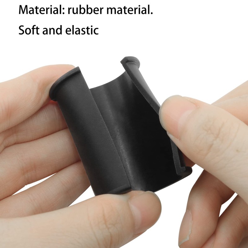 LUORNG 2PCS Microphone Shock Mount Rubber Spacer Tube Washer for