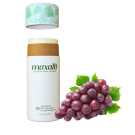 Desodorante Natural en Barra para Axilas y Pies– Aroma Uva, Sin Aluminio, Unisex, 78g