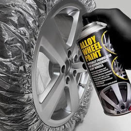 E-TECH Alloy Wheel Refurb Tyre Mask - 5 Piece set with insertion tool