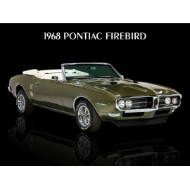 1968 Pontiac Firebird Convertible NEW METAL SIGN: 9x12" & Free Shipping