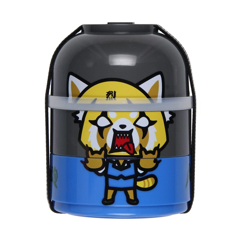 Seven Times Six Aggretsuko 3 Bowl Compartment Bento Lunch Box