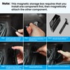 DIAMOOKY Upgraded Metal Magnetic Center Console Organizer for Jeep Wrangler