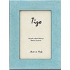 Tizo 5" X 7" Light Blue Smokey Wooden Frame, Made