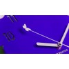 FLEXISTYLE Modern wall clock Butterflies acrylic glass 30cm dial silent