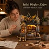 462-Piece DIY Owl Post Office Miniature House Kit – Wooden