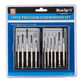Blue Spot 12607 Precision Screwdriver (11 Pieces)