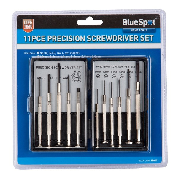 Blue Spot 12607 Precision Screwdriver (11 Pieces)