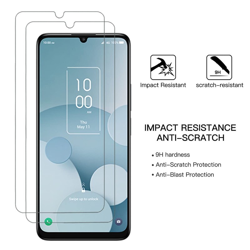 AISELAN for TCL 40 XL Glass Screen Protector, [2 Pcs]