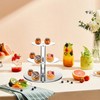 Cupcake Stand Multi Round Tiers Transparent Acrylic High Stability Cupcake