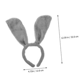 Healvian 1Pc Adorable Dog Ear Headband for Adults Animal Ear Hair Hoop for Parties Festivals and Costume Dress Up