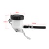 Brake Master Cylinder Oil Reservoir Fluid Bottle w/ Bracket for
