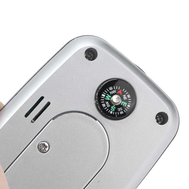 Mini Multifunction Compass Weather Station Mountaineering Watch Thermo Hygrometer Backlight