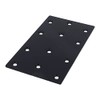 fort FRT-018 Black Painted Metal Fittings Plate P3-BK 2X82X150 Qty