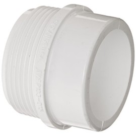 Spears P103 Series PVC DWV Pipe Fitting, Trap Adapter, 1-1/2" Spigot x 1-1/2" Slip