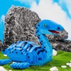 Larcele Micro Building Blocks Dinosaur Set, DIY Mini 3D Building