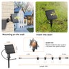 Kawaya-Solar-String-Lights-Outdoor, 50 FT Patio Lights with USB Charging, IP65 Waterproof