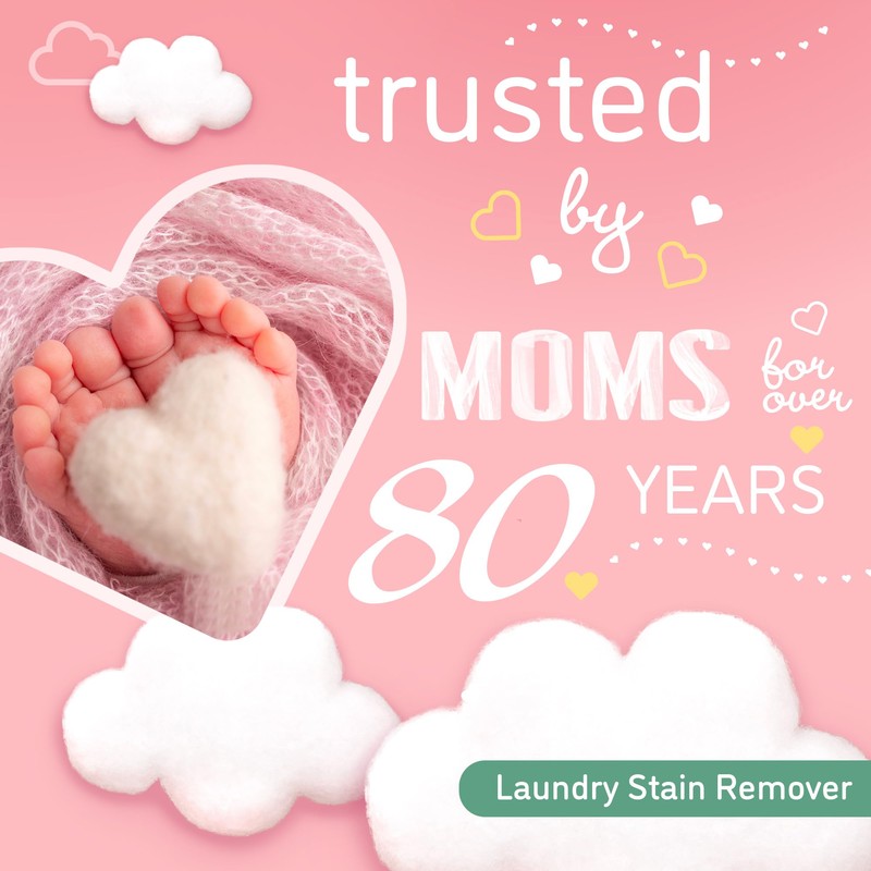 Dreft Stain Remover for Baby Clothes and Hypoallergenic Baby Stain
