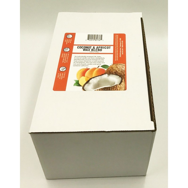6pk Coconut Apricot Wax