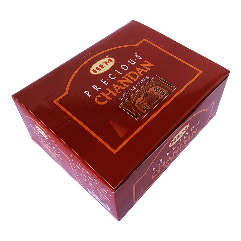 Precious Chandan Incense Cones And Cone Incense Burner Bundle Insence